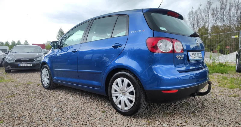 śląskie Volkswagen Golf Plus cena 18900 przebieg: 138948, rok produkcji 2008 z Włoszczowa